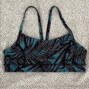 Lululemon Sports Bra Palm Print Size 8